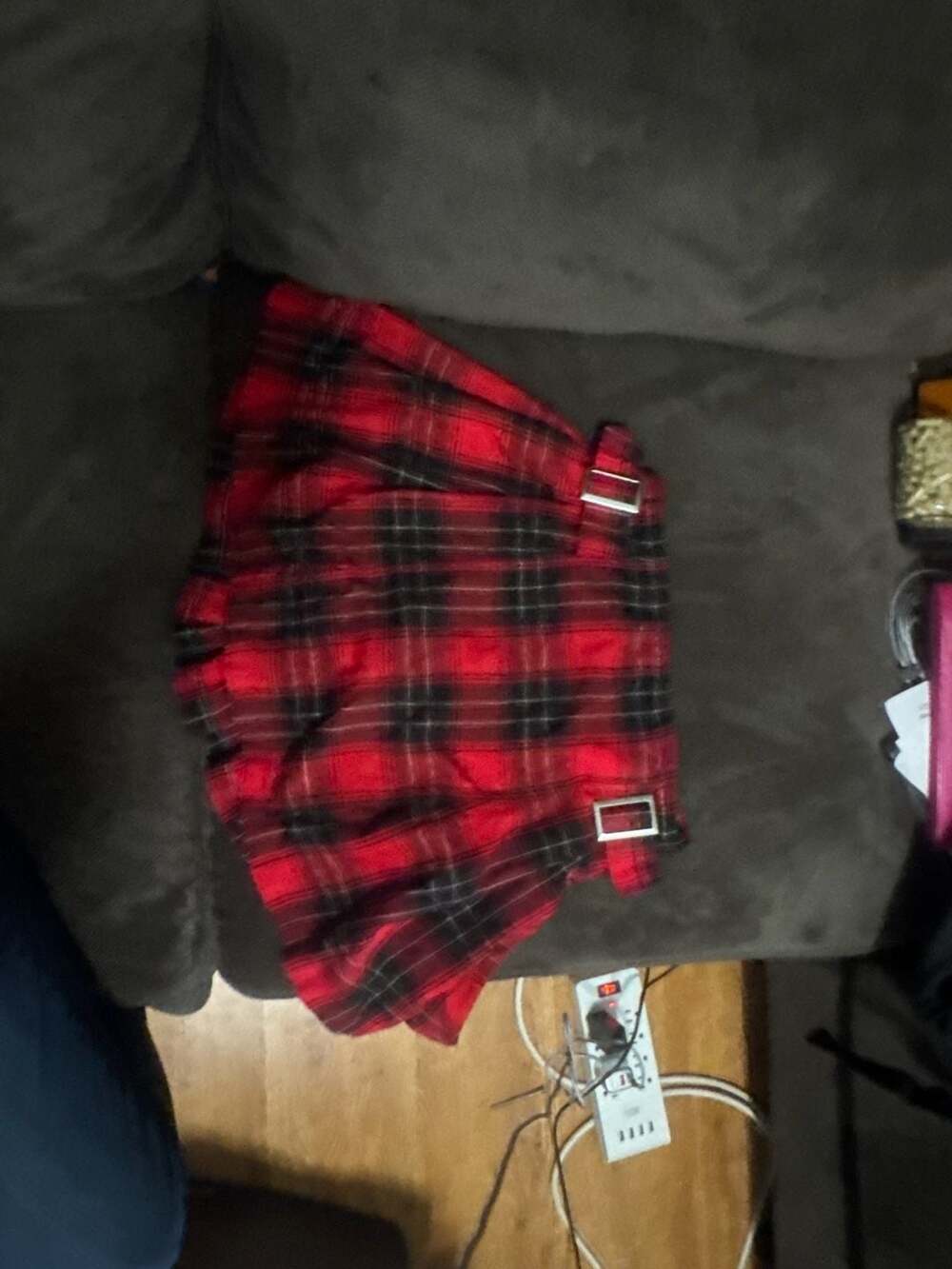 Goth Skirt Gothic Plaid Pleated Skirts Sexy High Waist Punk Skirt